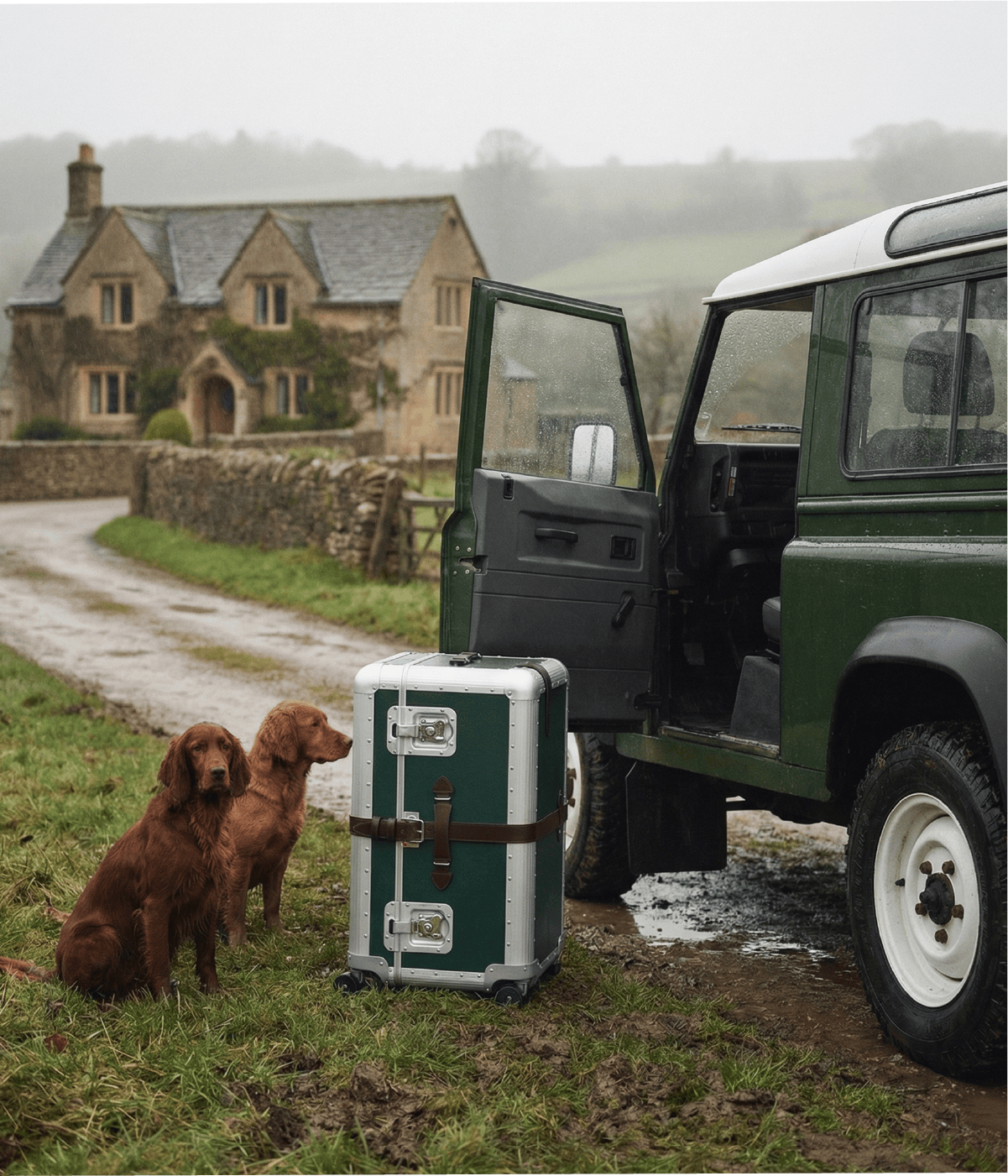 FPM Milano &GLOBE-TROTTER BANK TRUNK ON WHEELSのイメージ写真