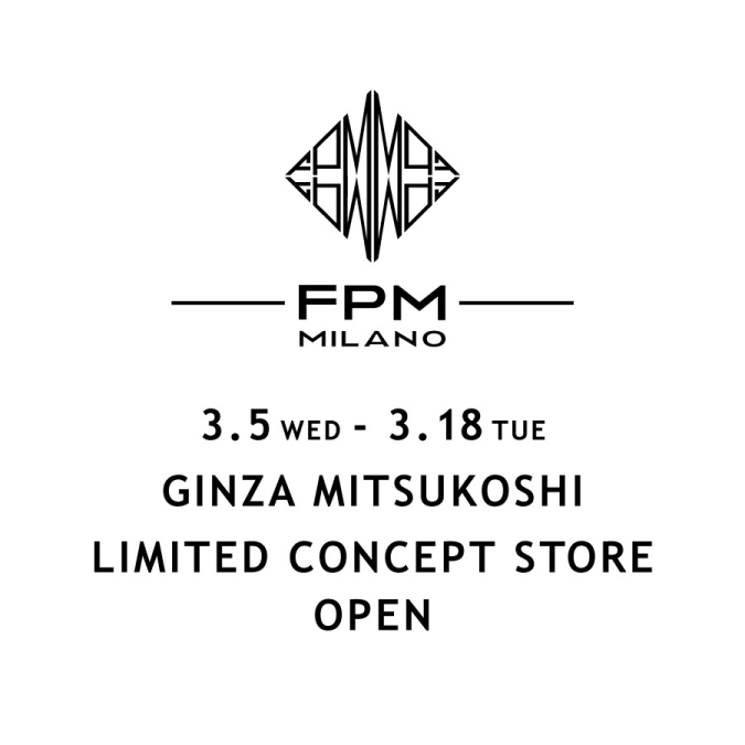 銀座三越　LIMITED CONCEPT STORE開催のお知らせ