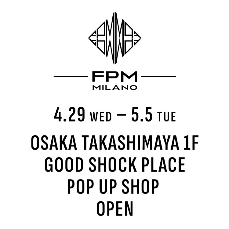 大阪髙島屋 POP UP SHOP 開催のお知らせ