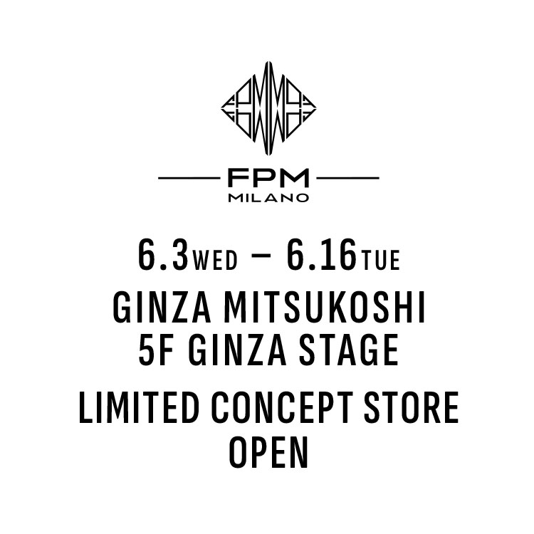 銀座三越 LIMITED CONCEPT STORE開催のお知らせ
